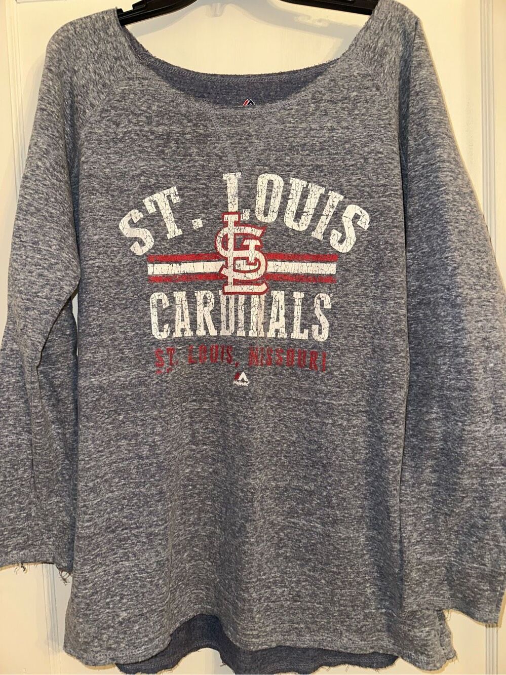 St. Louis Cardinals -  Crew Neck Drop Shoulder Sweatshirt - Women’s XL MLB